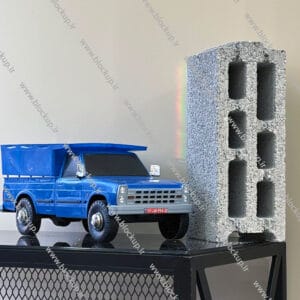 بلوک سبک پوکه ای استاندارد 40*20*15 سه جداره (دستگاه ثابت)