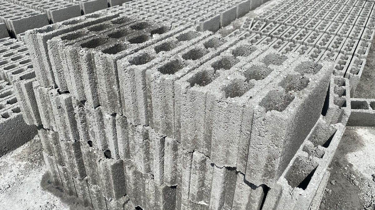 بلوک دو جداره 3 خانه 15 سانتی متری